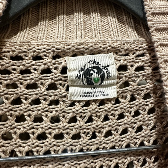 We The Free Beige Open-Knit Cardigan - Picture 2 of 5